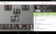 FamilySearch Tree screen 1