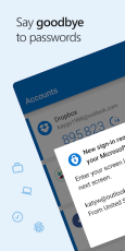 Microsoft Authenticator screen 1