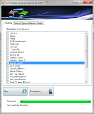 Sync iTunes to android screen 4