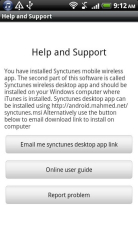 Sync iTunes to android screen 6