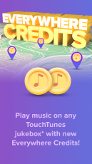 TouchTunes screen 1