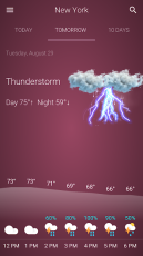 Weather App screen 3