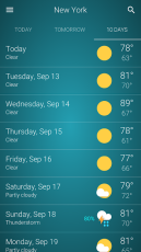 Weather App screen 5