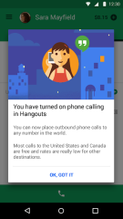 Hangouts Dialer