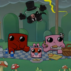 Hints : Super Meat Boy Forever Game screen 1