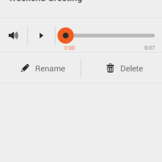 Visual Voicemail screen 1