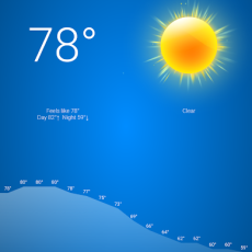 Weather App screen 7