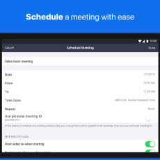 ZOOM Cloud Meetings screen 10