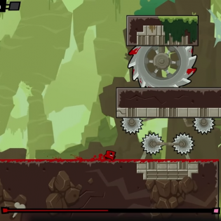 Hints : Super Meat Boy Forever Game screen 5