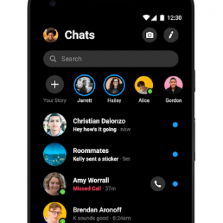 Messenger screen 2